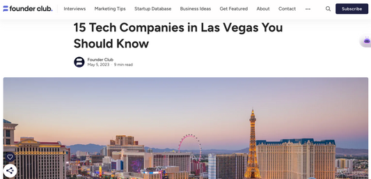 15 Tech Companies in Las Vegas You Should Know